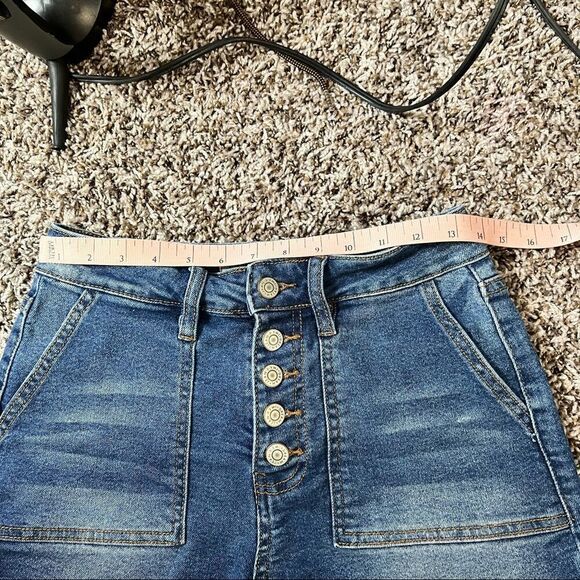 YMI Dream Authentic High Waist  Denim Shorts - Picture 5 of 7